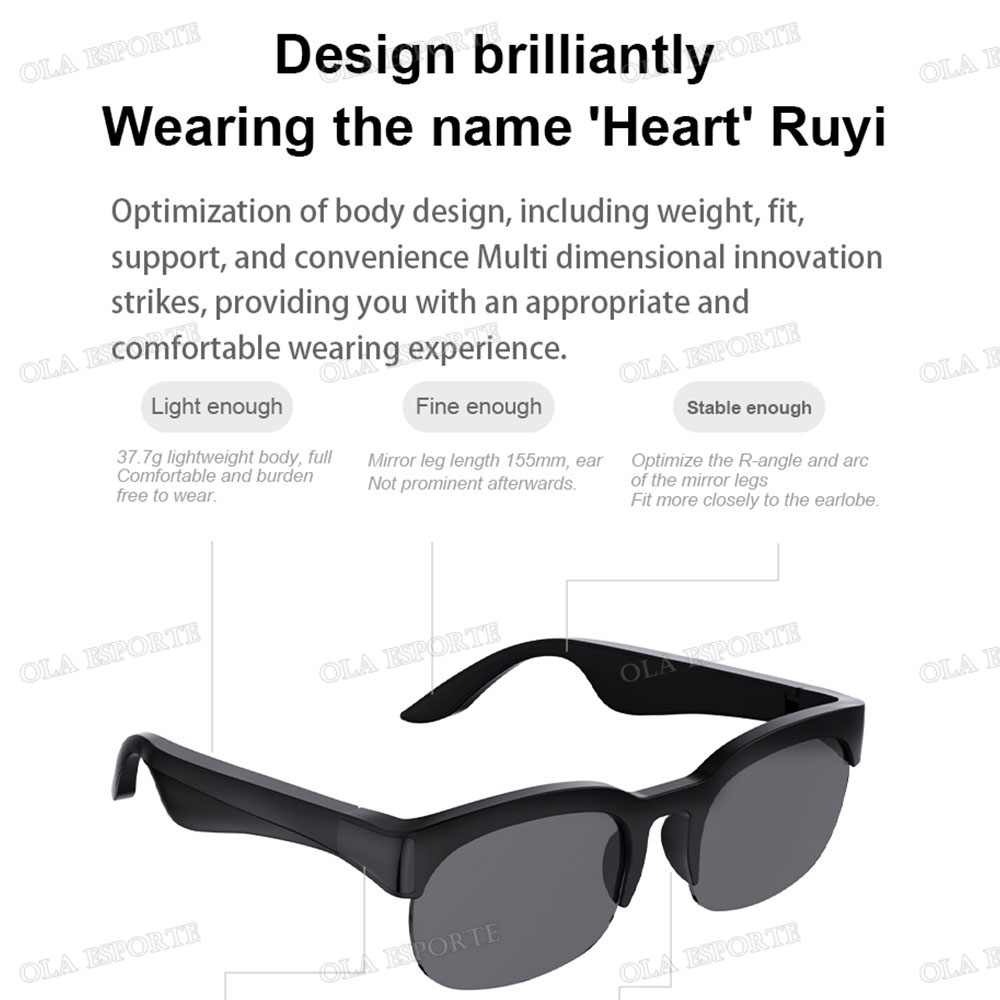 Smart Bluetooth V5.3 Sunglasse - Outdoor Sport Camera 评论和价格