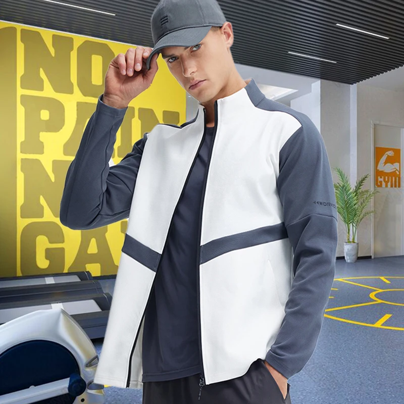 Gym Sport Hoodies for Men Fitn - Outdoor Sport Jacket Brand 评论和价格