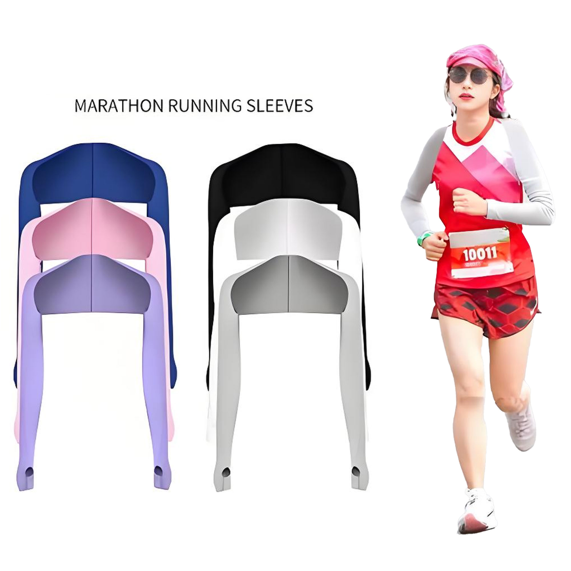 2pcs set Ultra-thin Shawl Arm  - Outdoor Sports 评论和价格