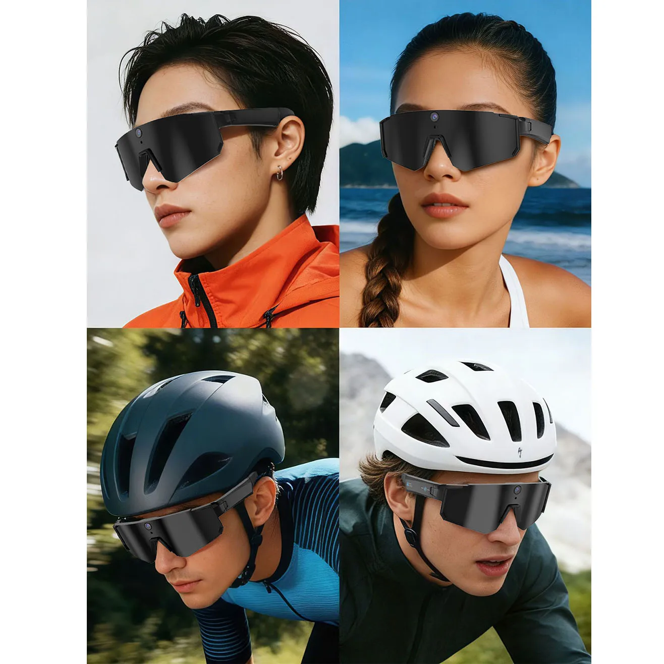 800W AI Smart Camera Glasses 1 - Outdoor Sport Camera 评论和价格